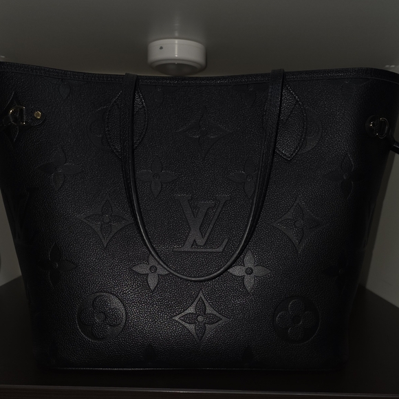 Louis Vuitton Black Neverfull MM Tote - Picture 4 of 14